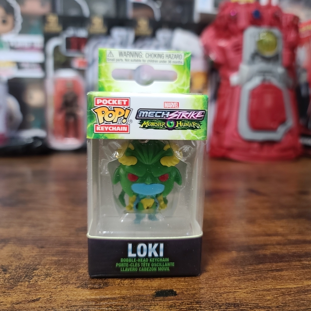 Brand New Funko Pocket Pop! Loki Keychain